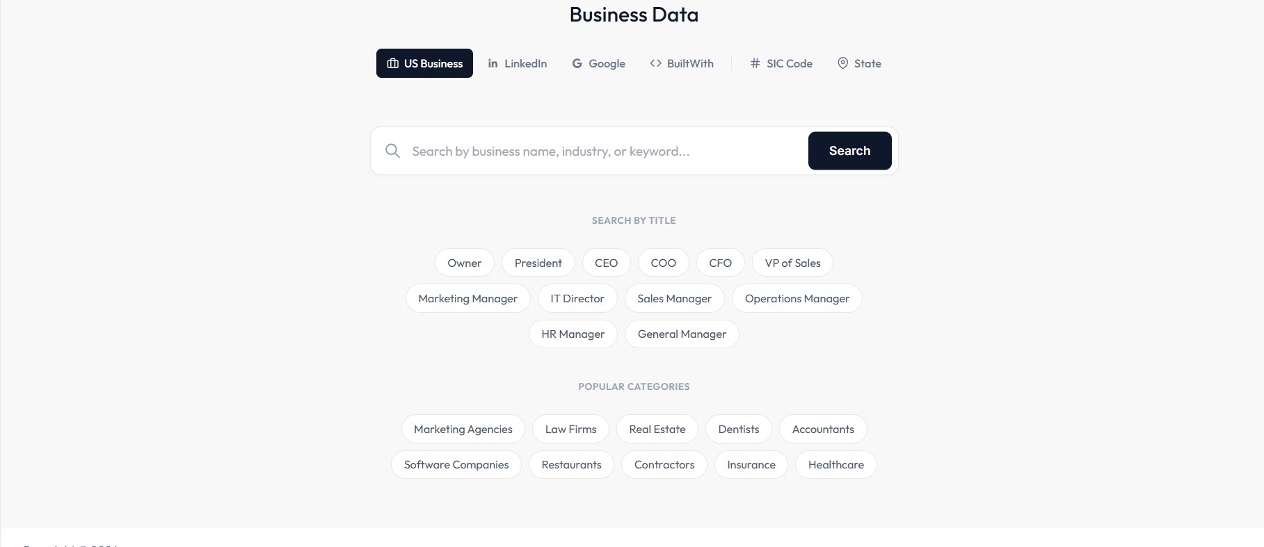 Lead Search